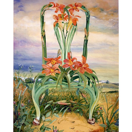 Day Lilies Poster - Small