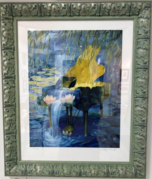 Lily Pad Piano - Framed