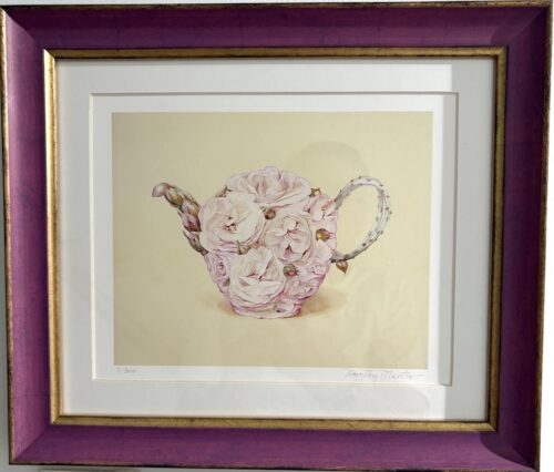 Pink Rose Teapot